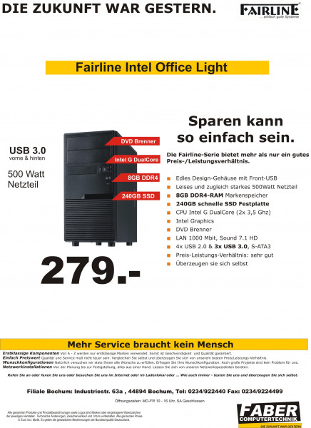 FK Fairline V22 Intel Office Light