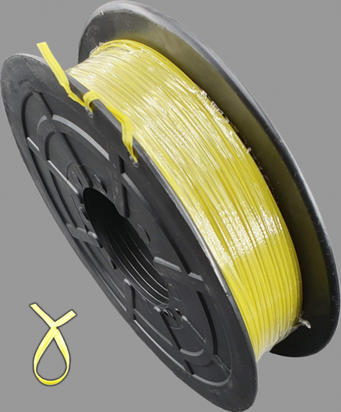 KAB Kabelbinder Twistband gelb 500Meter