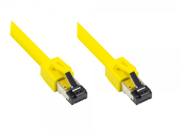 Patchkabel Cat. 8, S/FTP, PiMF, halogenfrei, 40GB/2000MHz 20,0m gelb
